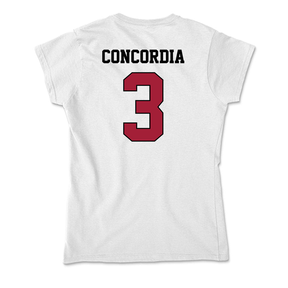 St. Joe's - NCAA Women's Lacrosse : Jorden Concordia - Soft Style Women’s T-Shirt-1