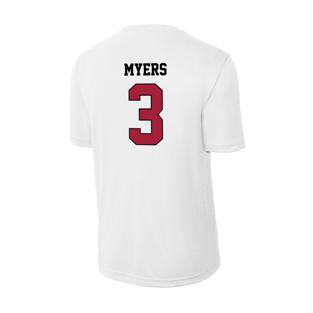 St. Joe's - NCAA Men's Basketball : Khaafiq Myers - Activewear T-Shirt-1