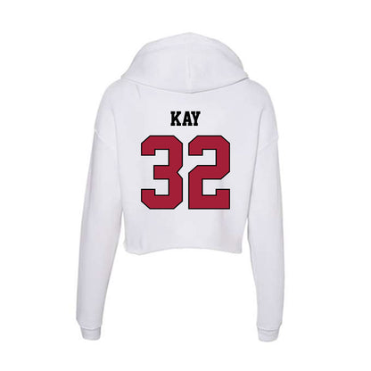 St. Joe's - NCAA Women's Basketball : Cecilia Kay - Women's Crop Fleece Hoodie-1