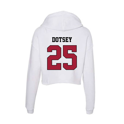 St. Joe's - NCAA Women's Basketball : Rian Dotsey - Women's Crop Fleece Hoodie-1