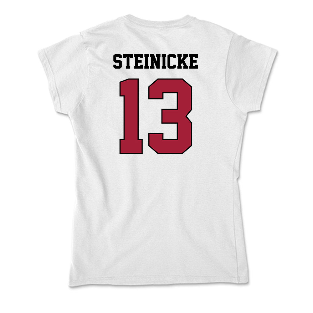 St. Joe's - NCAA Men's Soccer : Oskar Steinicke - Soft Style Women’s T-Shirt-1