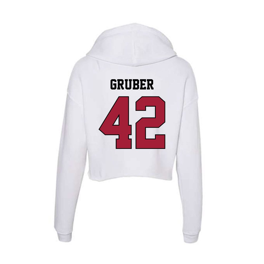 St. Joe's - NCAA Women's Basketball : lizzy gruber - Women's Crop Fleece Hoodie-1