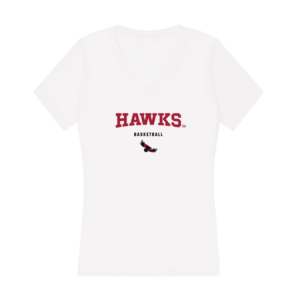 St. Joe's - NCAA Women's Basketball : Rhian Stokes - Women's V-Neck T-Shirt-0