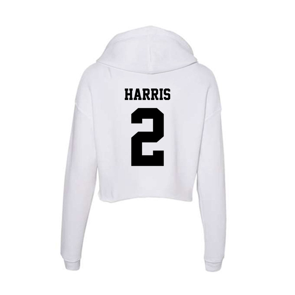 Lamar - NCAA Football : Damashja Harris - Women's Crop Fleece Hoodie-1