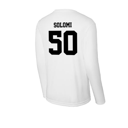 Lamar - NCAA Football : IyiolaOluwa Solomi - Performance Long Sleeve T-Shirt-1