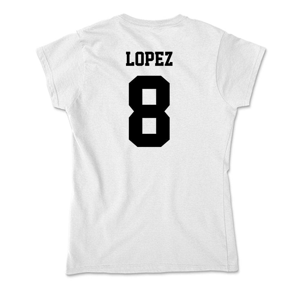 Lamar - NCAA Baseball : Mark Lopez - Soft Style Women’s T-Shirt-1