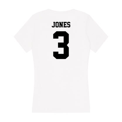 Lamar - NCAA Football : Izaha Jones - Women's V-Neck T-Shirt-1