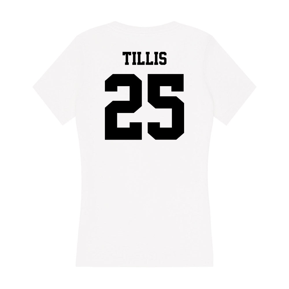 Lamar - NCAA Football : Jonavon Tillis - Women's V-Neck T-Shirt-1