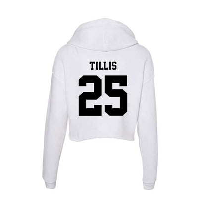 Lamar - NCAA Football : Jonavon Tillis - Women's Crop Fleece Hoodie-1