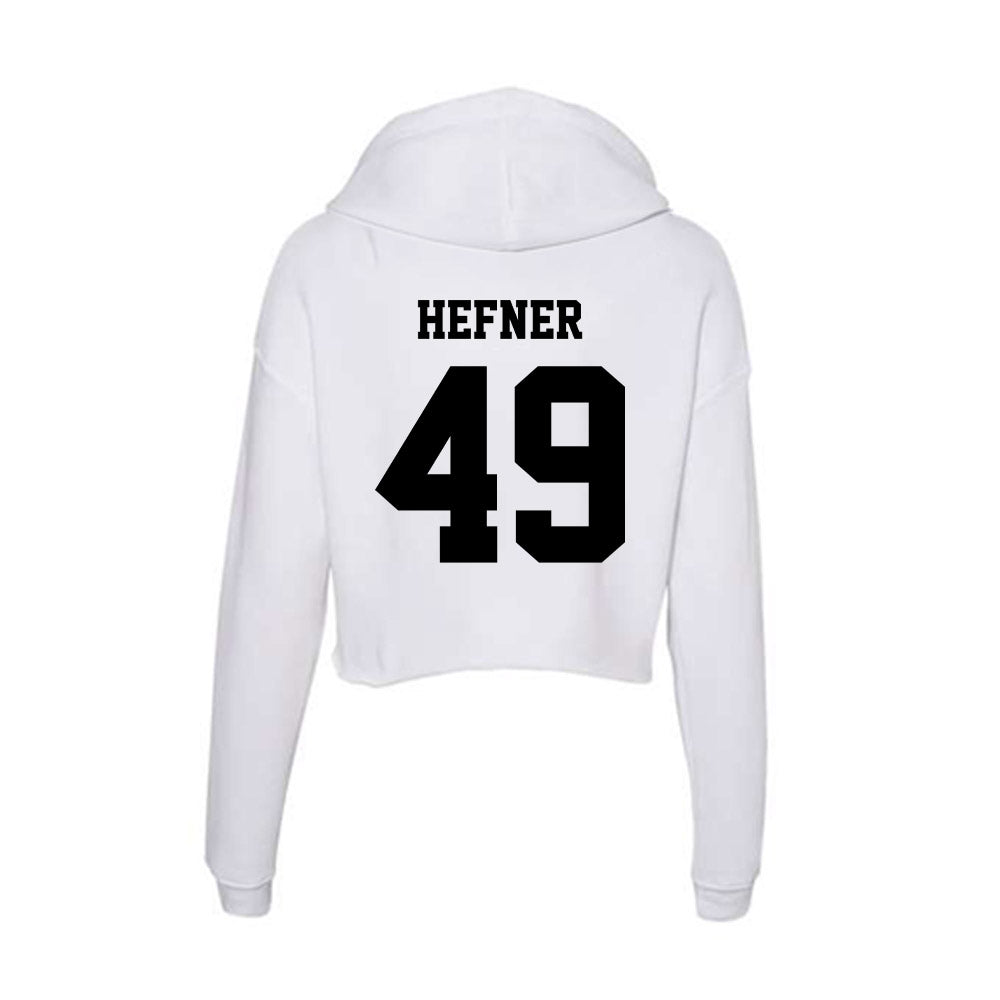Lamar - NCAA Football : Jacob Hefner - Women's Crop Fleece Hoodie-1