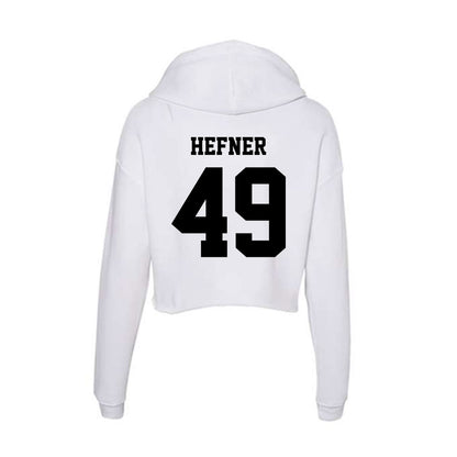 Lamar - NCAA Football : Jacob Hefner - Women's Crop Fleece Hoodie-1