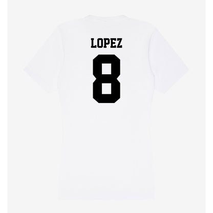 Lamar - NCAA Baseball : Mark Lopez - Women's V-Neck T-Shirt-1