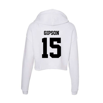 Lamar - NCAA Women's Volleyball : Jordan Gipson - Women's Crop Fleece Hoodie-1