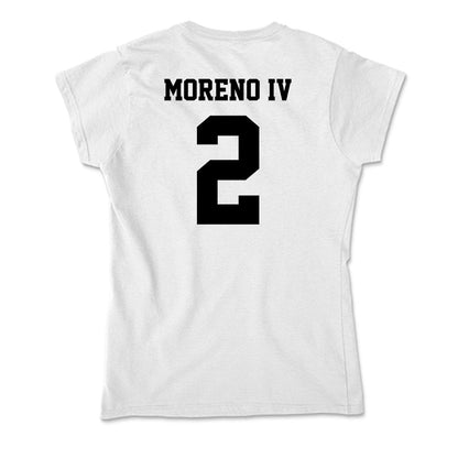 Lamar - NCAA Baseball : Heladio Moreno IV - Soft Style Women’s T-Shirt-1