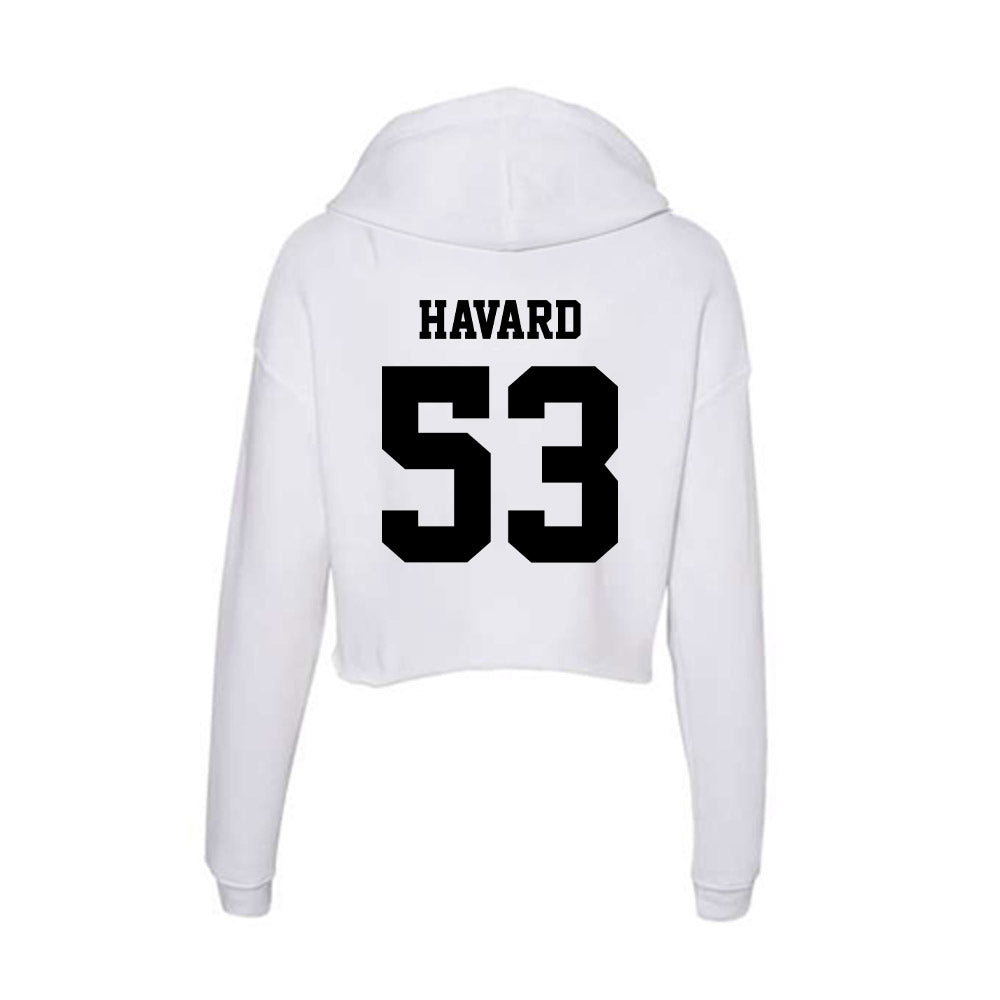 Lamar - NCAA Baseball : Peyton Havard - Women's Crop Fleece Hoodie-1