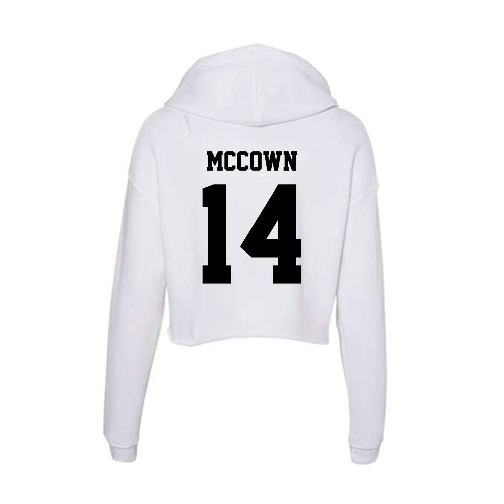Lamar - NCAA Football : Aiden McCown - Women's Crop Fleece Hoodie-1