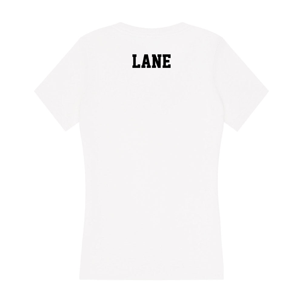 Lamar - NCAA Men's Track & Field : Robine Lane - Women's V-Neck T-Shirt-1