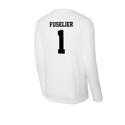 Lamar - NCAA Football : Kyndon Fuselier - Activewear Long Sleeve T-Shirt-1