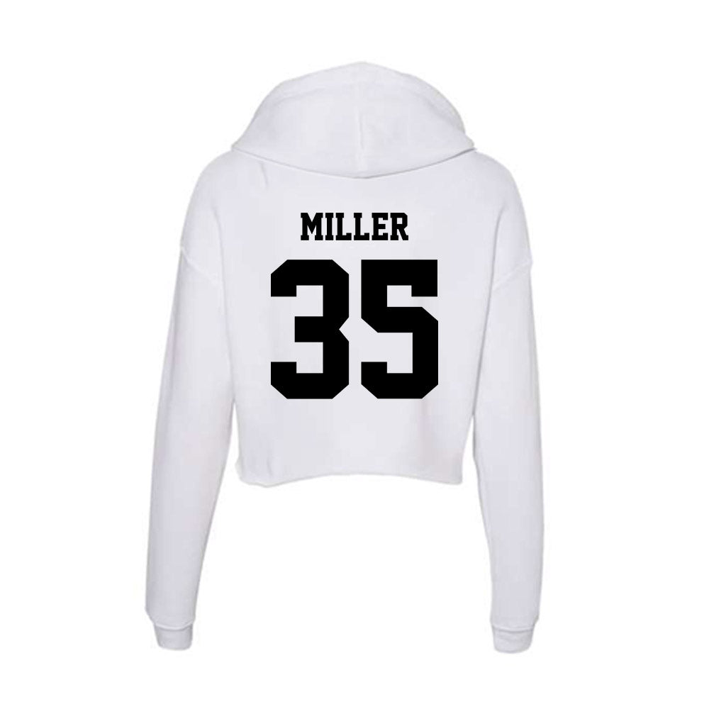 Lamar - NCAA Football : Cj Miller - Women's Crop Fleece Hoodie-1