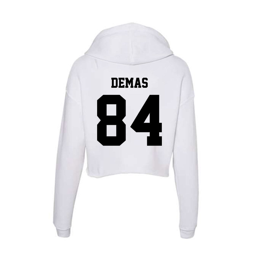 Lamar - NCAA Football : CJ DeMas - Women's Crop Fleece Hoodie-1