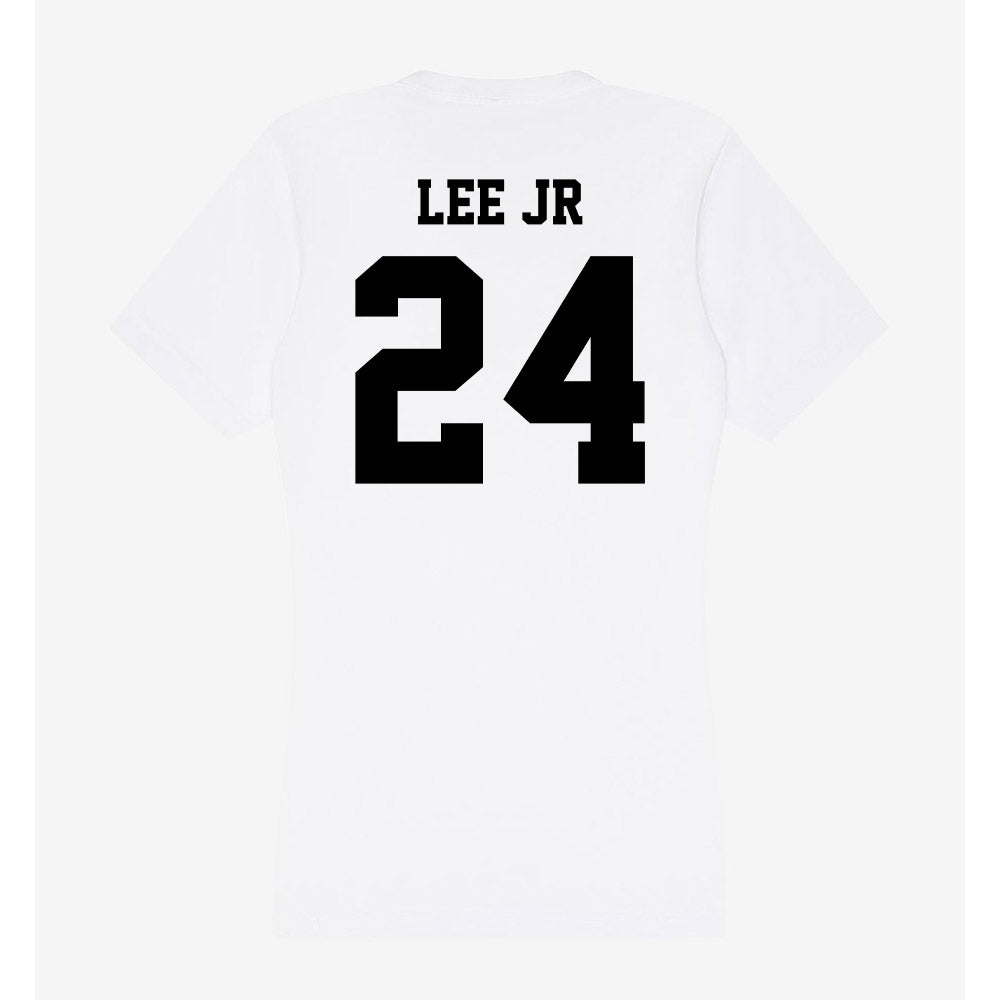 Lamar - NCAA Men's Basketball : Rob Lee Jr - Women's V-Neck T-Shirt-1