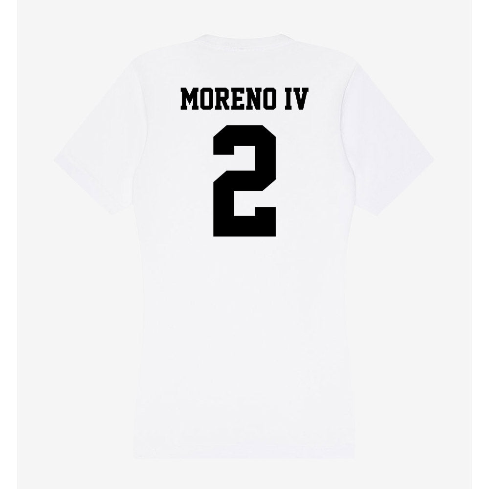 Lamar - NCAA Baseball : Heladio Moreno IV - Women's V-Neck T-Shirt-1