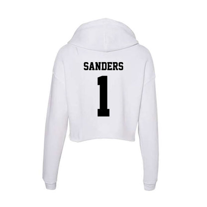 Lamar - NCAA Men's Basketball : Quinton Sanders - Women's Crop Fleece Hoodie-1