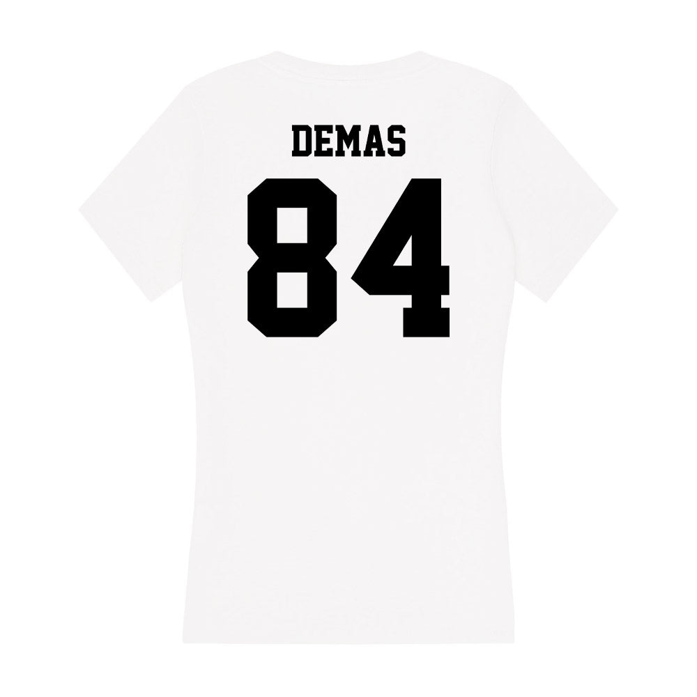 Lamar - NCAA Football : CJ DeMas - Women's V-Neck T-Shirt-1