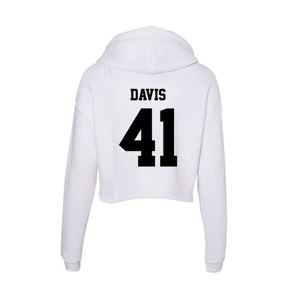 Lamar - NCAA Women's Basketball : Akasha Davis - Women's Crop Fleece Hoodie-1