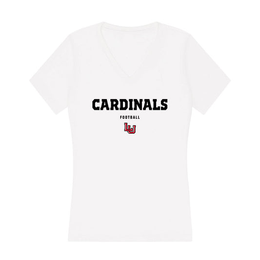 Lamar - NCAA Football : Damien Moore - Women's V-Neck T-Shirt-0