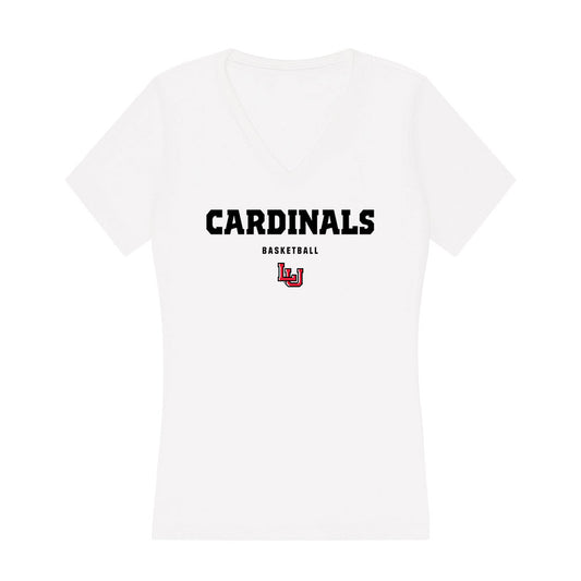 Lamar - NCAA Men's Basketball : Rob Lee Jr - Women's V-Neck T-Shirt-0