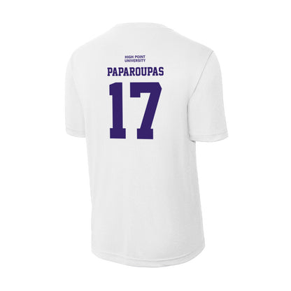 High Point - NCAA Men's Soccer : Angelo Paparoupas - Performance T-Shirt-1