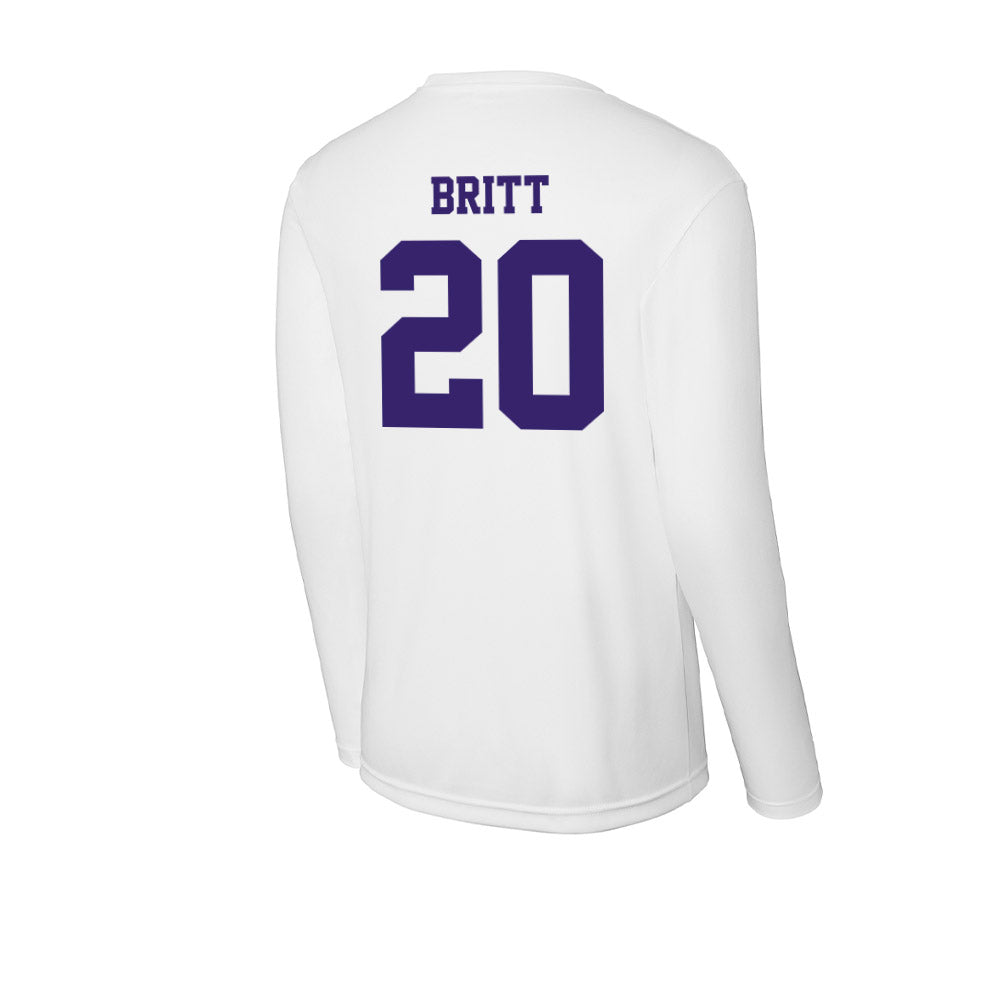 High Point - NCAA Men's Soccer : Caleb Britt - Activewear Long Sleeve T-Shirt-1