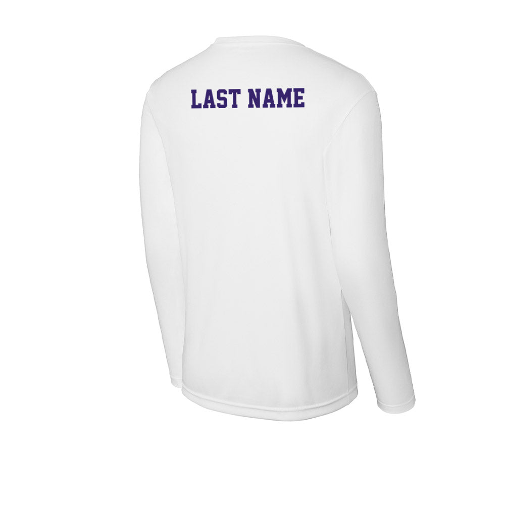 High Point - NCAA Men's Track & Field : A'lajuwan Robinson - Performance Long Sleeve T-Shirt-1