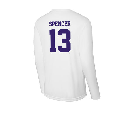 High Point - NCAA Women's Basketball : Macy Spencer - Activewear Long Sleeve T-Shirt-1
