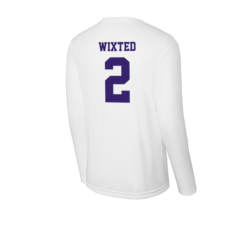 High Point - NCAA Men's Lacrosse : Justin Wixted - Activewear Long Sleeve T-Shirt-1