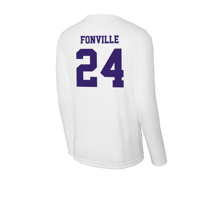 High Point - NCAA Men's Basketball : David Fonville - Activewear Long Sleeve T-Shirt-1