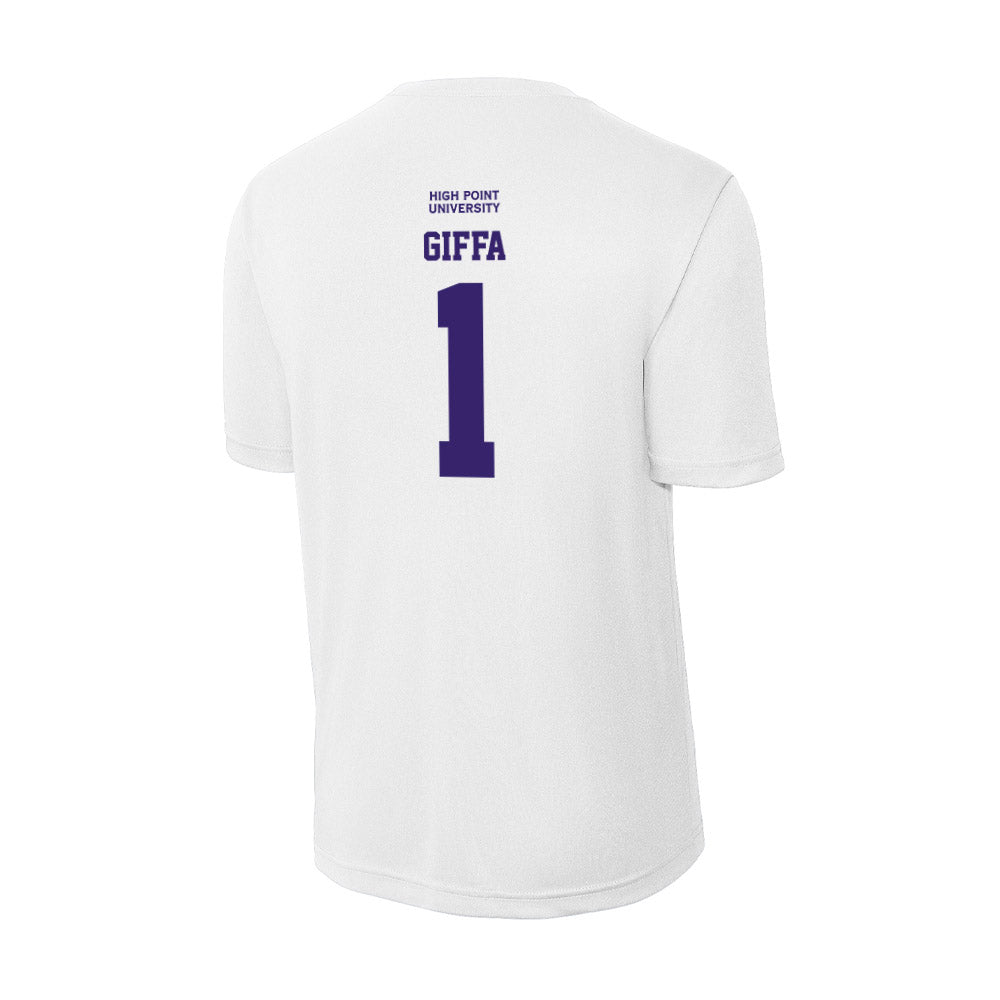 High Point - NCAA Men's Basketball : Kezza Giffa - Performance T-Shirt-1