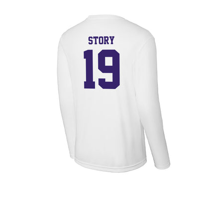 High Point - NCAA Baseball : Dylan Story - Activewear Long Sleeve T-Shirt-1