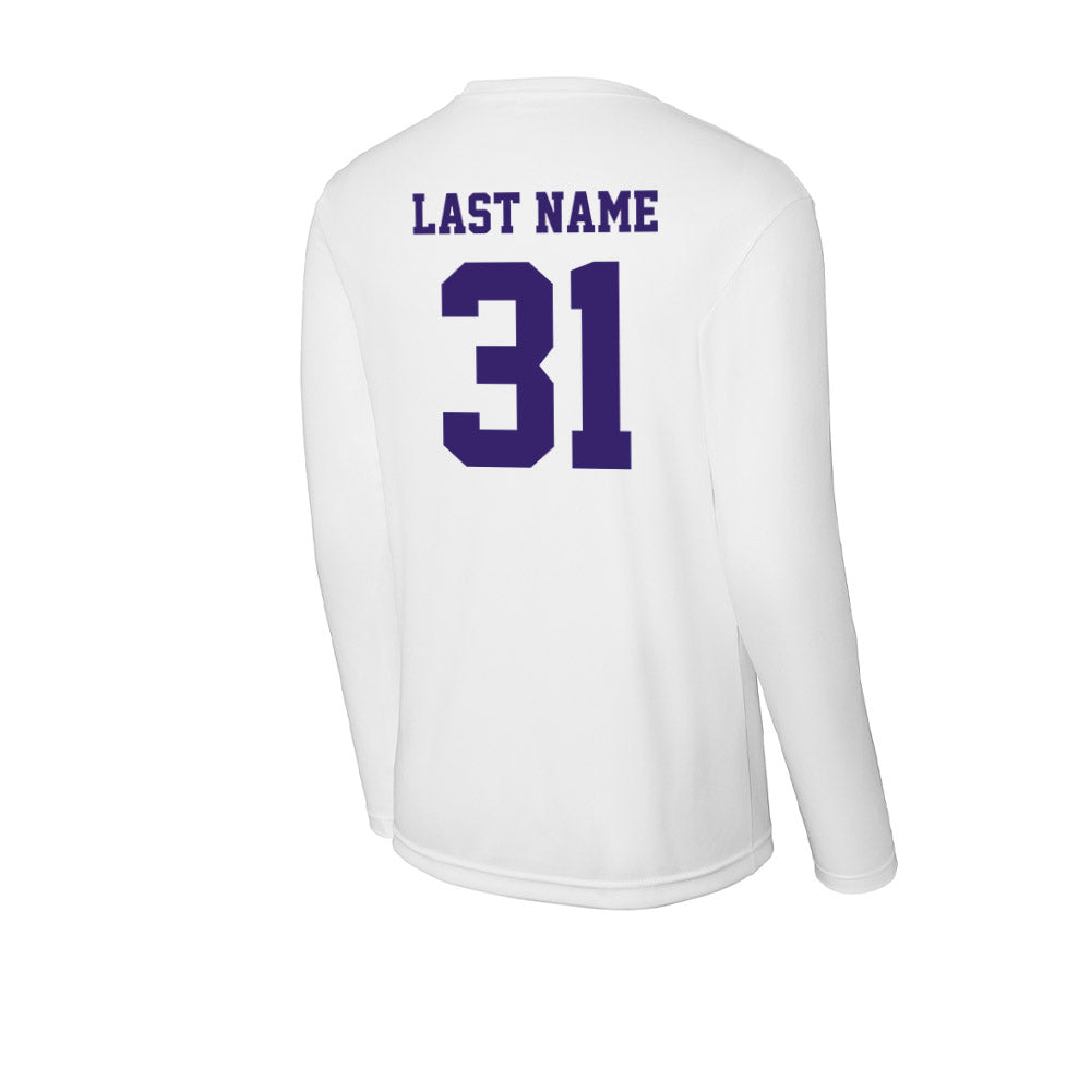 High Point - NCAA Baseball : Brett Wozniak - Performance Long Sleeve T-Shirt-1