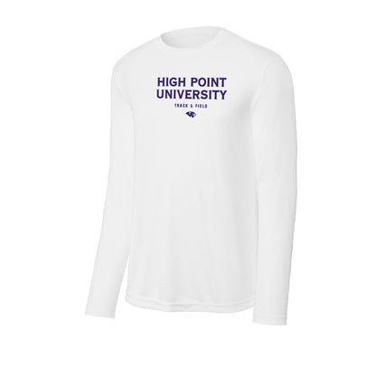 High Point - NCAA Men's Track & Field : Camerin Williams - Activewear Long Sleeve T-Shirt-0