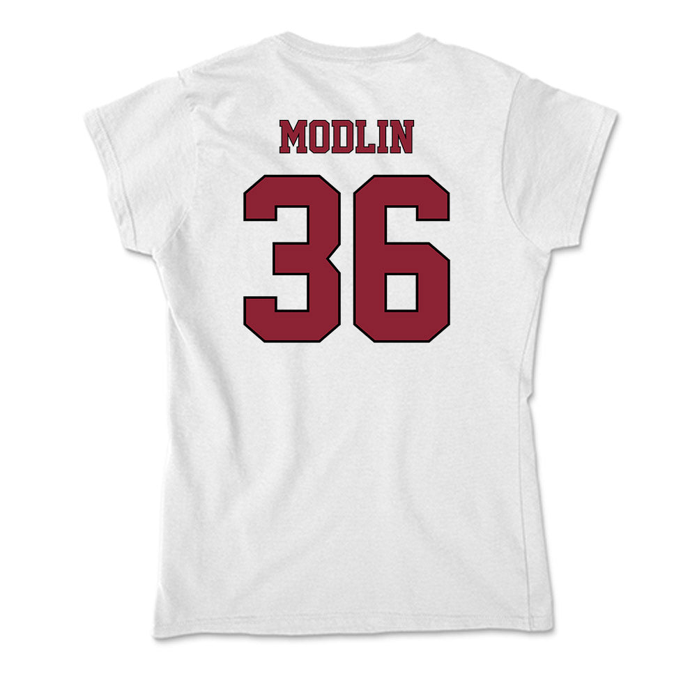 NCCU - NCAA Women's Volleyball : Emmie Modlin - Soft Style Women’s T-Shirt-1