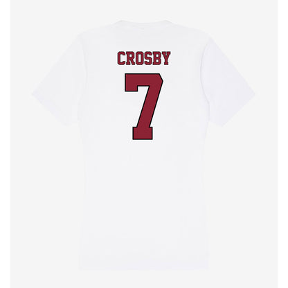 NCCU - NCAA Football : Chanston Crosby - Women's V-Neck T-Shirt-1