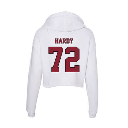 NCCU - NCAA Football : Brian Hardy - Women's Crop Fleece Hoodie-1