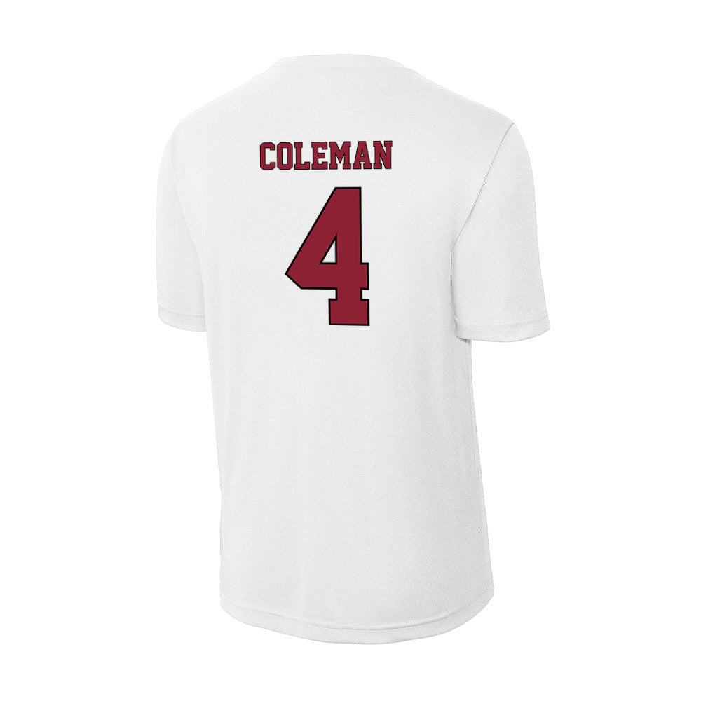 NCCU - NCAA Women's Basketball : Tierney Coleman - Activewear T-Shirt-1