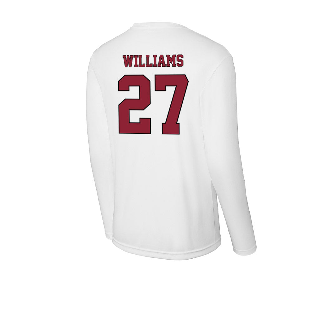 NCCU - NCAA Football : Cameron Williams - Activewear Long Sleeve T-Shirt-1