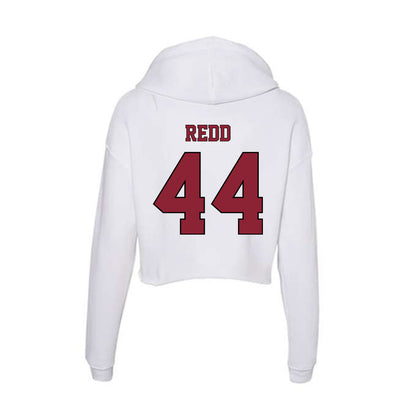 NCCU - NCAA Football : Albert Redd - Women's Crop Fleece Hoodie-1