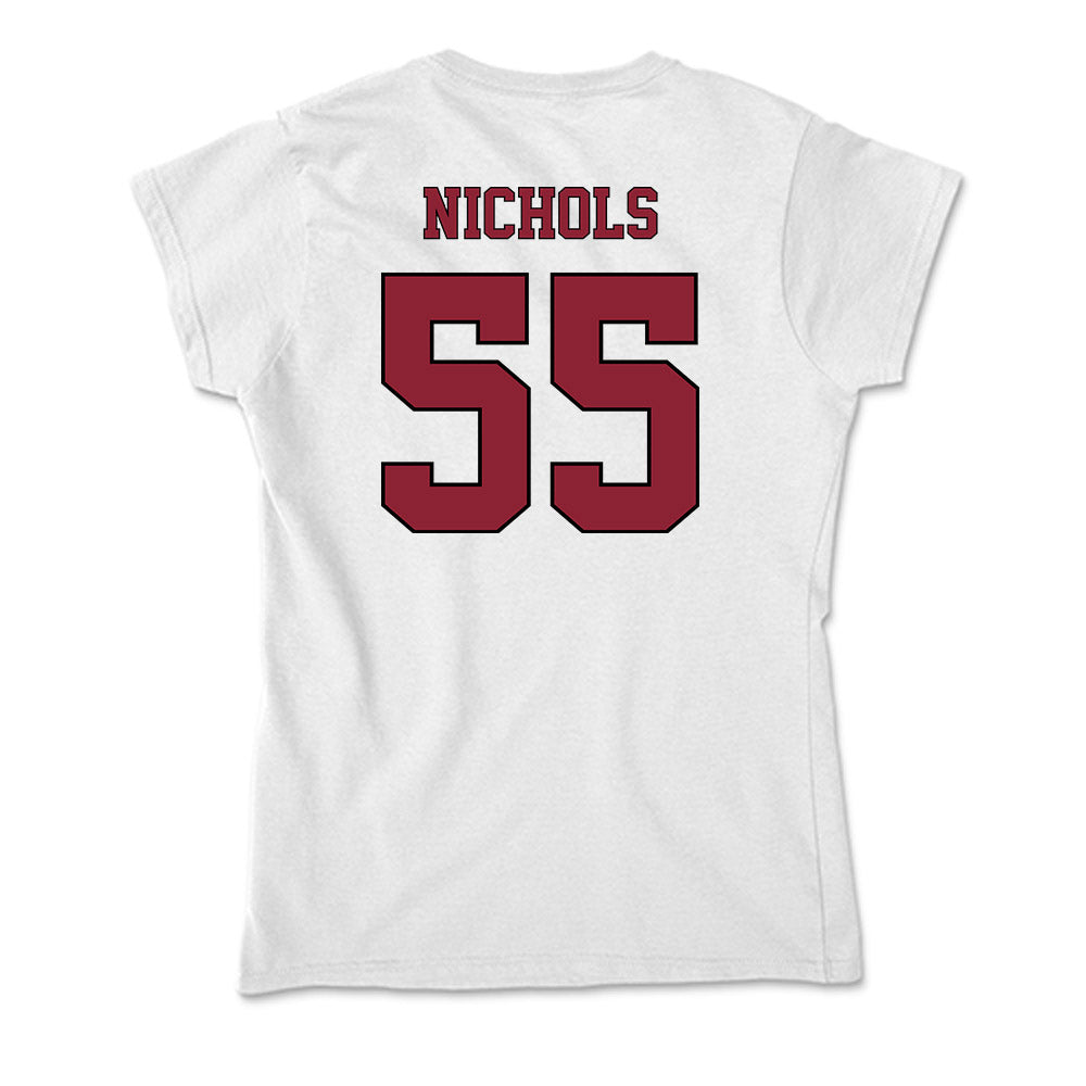 NCCU - NCAA Softball : Takia Nichols - Soft Style Women’s T-Shirt-1