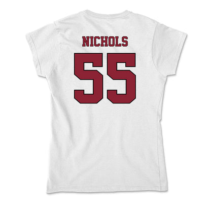 NCCU - NCAA Softball : Takia Nichols - Soft Style Women’s T-Shirt-1