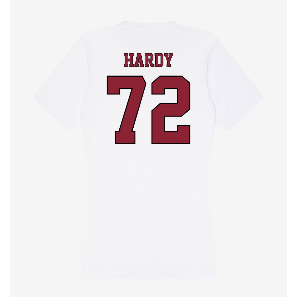 NCCU - NCAA Football : Brian Hardy - Women's V-Neck T-Shirt-1